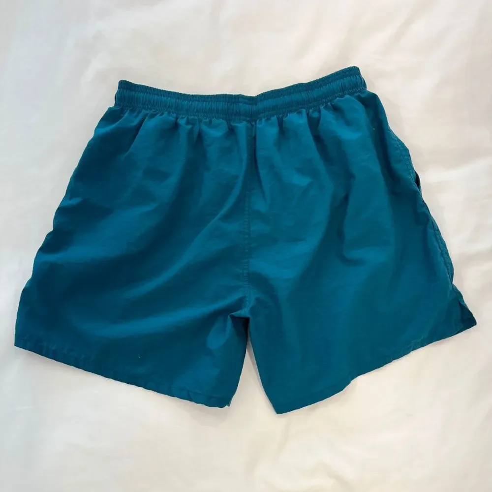 Vintage Body Glove Teal Swim Shorts | 90s Surf Style | Men’s Small